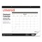 Universal 22 in. x 17 in. 12-Month (Jan-Dec 2026) Desk Pad Calendar - White Sheets/Black Binding/Clear Corners